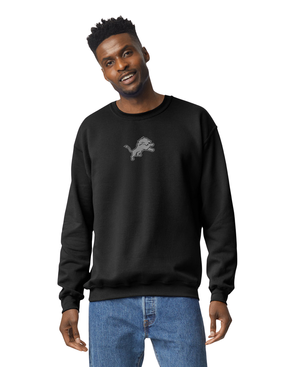 Big Back Detriot Lions Crewneck